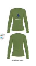 Randolph AFB Top III 66201325 Women's Long Sleeve V-neck Shirt - 42