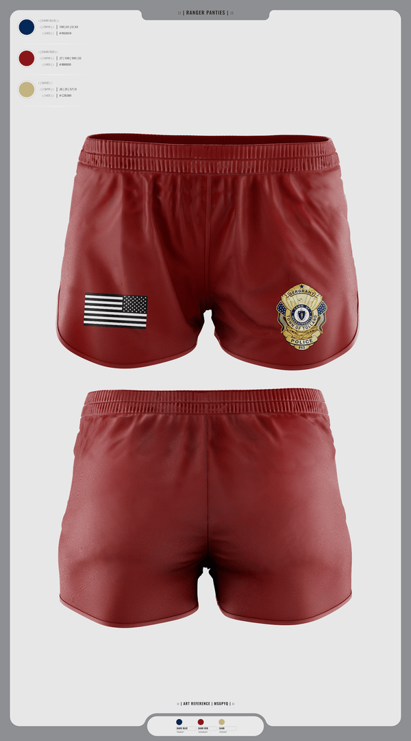 Ranger Panties, Tolland Police Department, , Teamtime, Team time, sublimation, custom sports apparel, team uniforms, spirit wear, spiritwear, sports uniforms, custom shirts, team store, custom team store, fundraiser sports, apparel fundraiser
