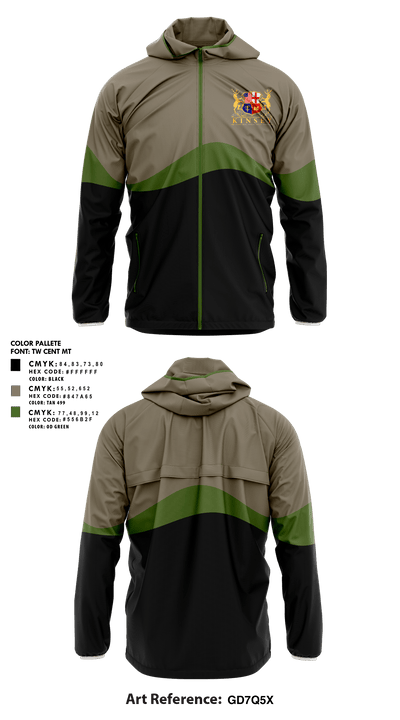 Kinsey 18916656 Windbreaker - 1