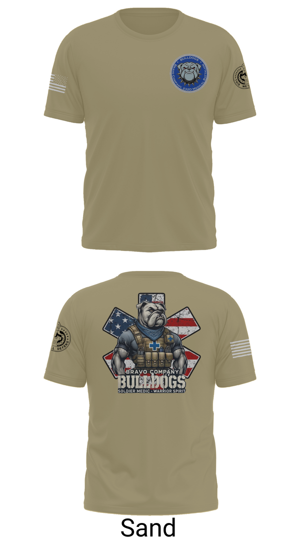 Old School Cotton Feel Shirt, Bravo Company Bulldogs, , Teamtime, Team time, sublimation, custom sports apparel, team uniforms, spirit wear, spiritwear, sports uniforms, custom shirts, team store, custom team store, fundraiser sports, apparel fundraiser