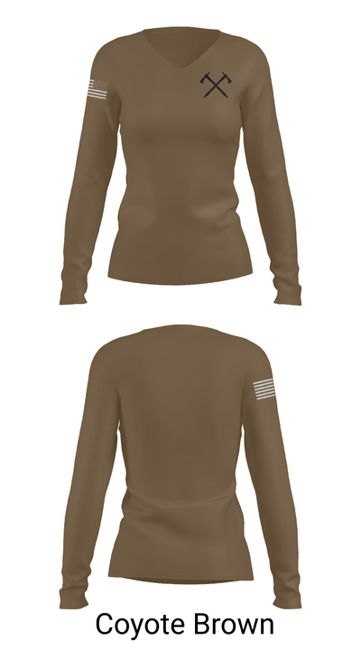 1310 41181336 Women's Long Sleeve V-neck Shirt - 17