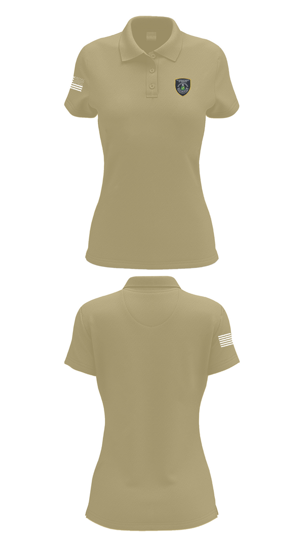 Womens Short Sleeve Performance Polo, D.O.E. Protective Force, , Teamtime, Team time, sublimation, custom sports apparel, team uniforms, spirit wear, spiritwear, sports uniforms, custom shirts, team store, custom team store, fundraiser sports, apparel fundraiser