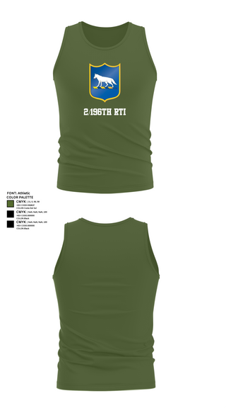 Tank Top, 2/196th RTI, , Teamtime, Team time, sublimation, custom sports apparel, team uniforms, spirit wear, spiritwear, sports uniforms, custom shirts, team store, custom team store, fundraiser sports, apparel fundraiser