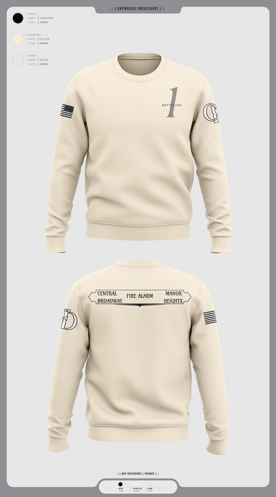 Battalion 1 29533979 Crew Neck Sweatshirt - 5