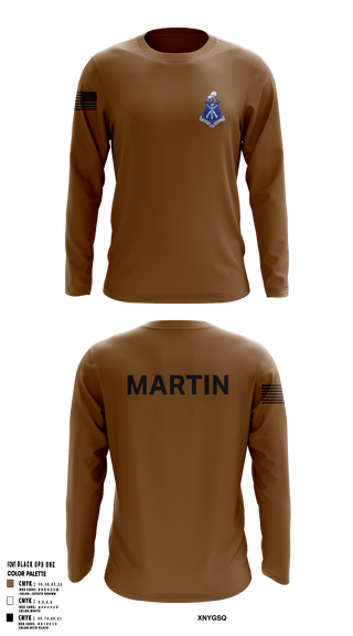 Long Sleeve Performance Shirt, Pershing Rifles Kilo 8, , Teamtime, Team time, sublimation, custom sports apparel, team uniforms, spirit wear, spiritwear, sports uniforms, custom shirts, team store, custom team store, fundraiser sports, apparel fundraiser