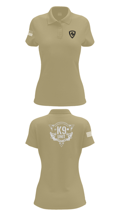 Guardians of the Night 82205307 Women's Short Sleeve Performance Polo  - 95