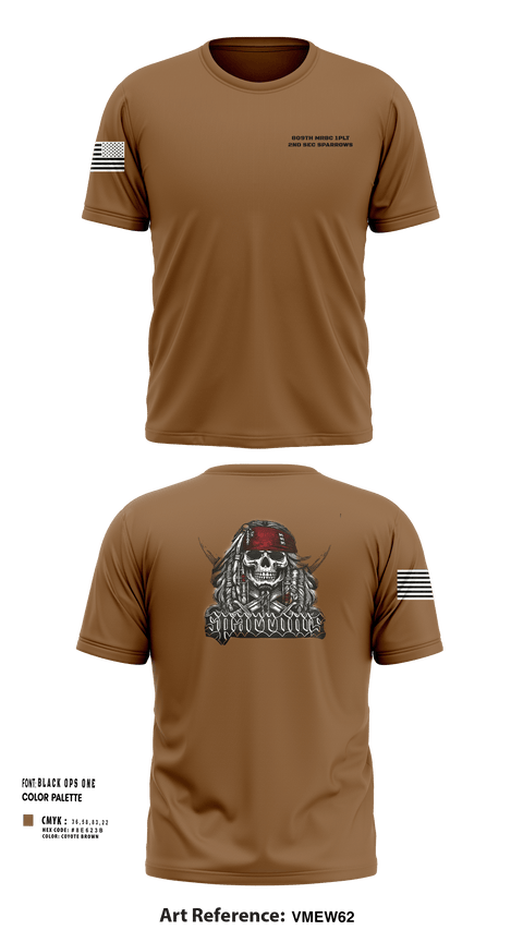 Short Sleeve Performance Shirt, 809tH MRBC 1st PLT 2nd SEC Sparrows, , Teamtime, Team time, sublimation, custom sports apparel, team uniforms, spirit wear, spiritwear, sports uniforms, custom shirts, team store, custom team store, fundraiser sports, apparel fundraiser