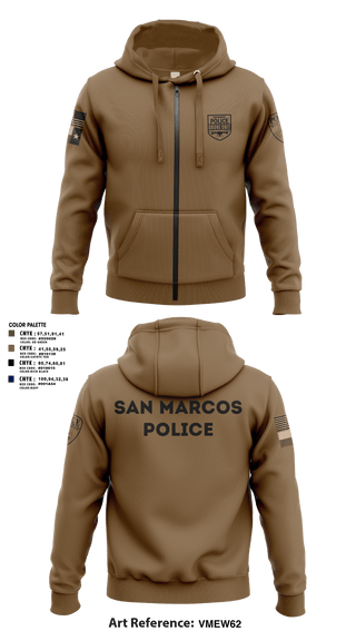 Zip Hoodie, San Marcos Police Drone Unit, Police, Teamtime, Team time, sublimation, custom sports apparel, team uniforms, spirit wear, spiritwear, sports uniforms, custom shirts, team store, custom team store, fundraiser sports, apparel fundraiser