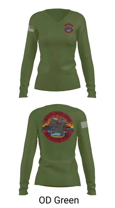 Distribution Management Instructional Company 92076770 Women's Long Sleeve V-neck Shirt - 57