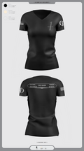 Battalion 1 29533979 Women's Short Sleeve V-neck Shirt - 7