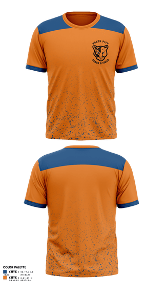 Short Sleeve Performance Shirt, North Pitt High School Track and Field, Track & Field, Teamtime, Team time, sublimation, custom sports apparel, team uniforms, spirit wear, spiritwear, sports uniforms, custom shirts, team store, custom team store, fundraiser sports, apparel fundraiser