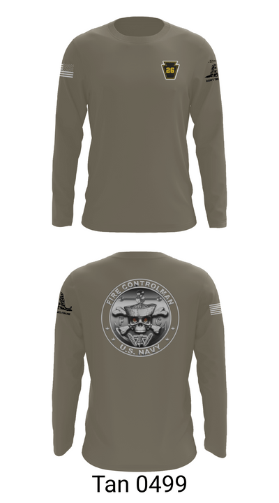 Fire Controlman 9511626 Long Sleeve Performance Shirt 63