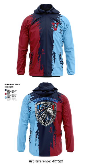 Windbreaker, Valor, , Teamtime, Team time, sublimation, custom sports apparel, team uniforms, spirit wear, spiritwear, sports uniforms, custom shirts, team store, custom team store, fundraiser sports, apparel fundraiser