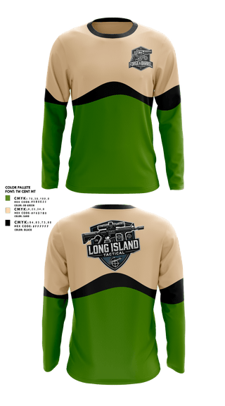 Long Sleeve Performance Shirt, Forge & Barrel Firearms, , Teamtime, Team time, sublimation, custom sports apparel, team uniforms, spirit wear, spiritwear, sports uniforms, custom shirts, team store, custom team store, fundraiser sports, apparel fundraiser