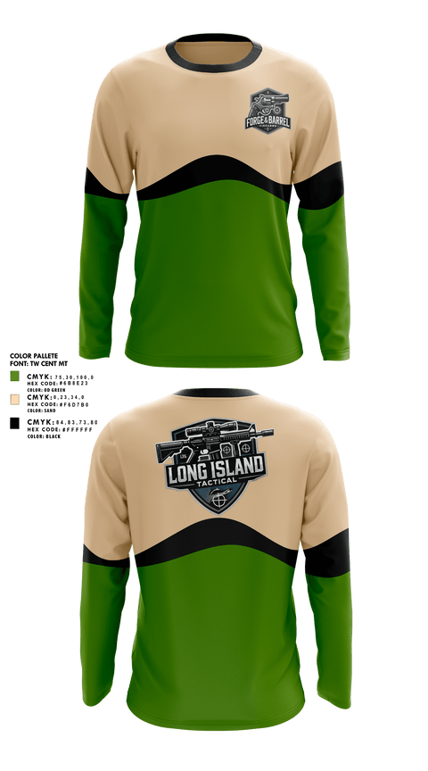 Long Sleeve Performance Shirt, Forge & Barrel Firearms, , Teamtime, Team time, sublimation, custom sports apparel, team uniforms, spirit wear, spiritwear, sports uniforms, custom shirts, team store, custom team store, fundraiser sports, apparel fundraiser