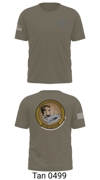 Old School Cotton Feel Shirt, CVN 72 Abraham Lincoln, , Teamtime, Team time, sublimation, custom sports apparel, team uniforms, spirit wear, spiritwear, sports uniforms, custom shirts, team store, custom team store, fundraiser sports, apparel fundraiser