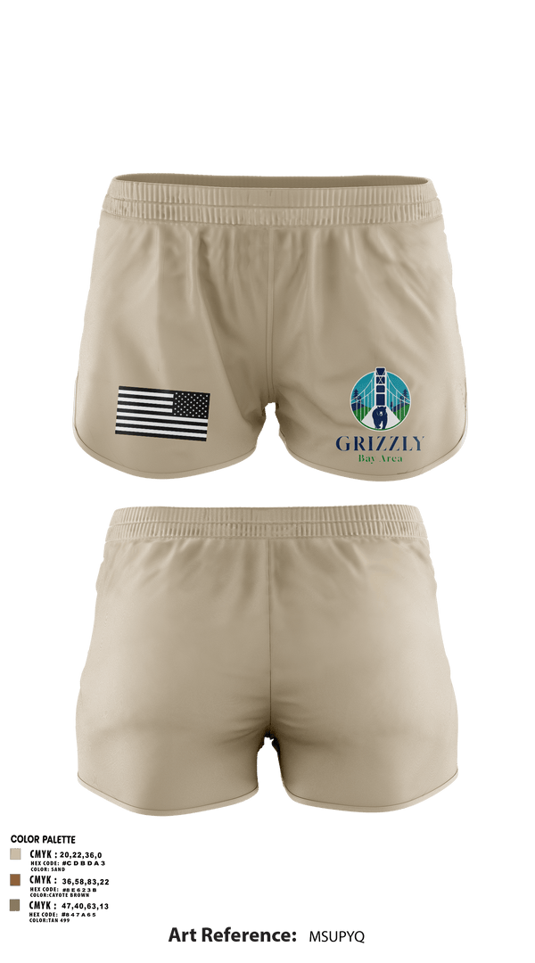 Ranger Panties, Grizzly bay area, , Teamtime, Team time, sublimation, custom sports apparel, team uniforms, spirit wear, spiritwear, sports uniforms, custom shirts, team store, custom team store, fundraiser sports, apparel fundraiser