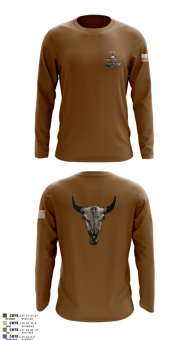 Long Sleeve Performance Shirt, VP-26 Aircrew Association, , Teamtime, Team time, sublimation, custom sports apparel, team uniforms, spirit wear, spiritwear, sports uniforms, custom shirts, team store, custom team store, fundraiser sports, apparel fundraiser