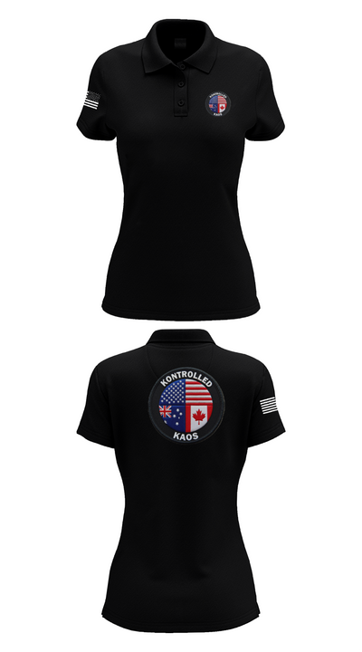 Kontrolled Kaos 4706470 Women's Short Sleeve Performance Polo  - 35