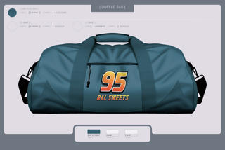 Duffle Bag, R&L Sweets, Track & Field, Teamtime, Team time, sublimation, custom sports apparel, team uniforms, spirit wear, spiritwear, sports uniforms, custom shirts, team store, custom team store, fundraiser sports, apparel fundraiser