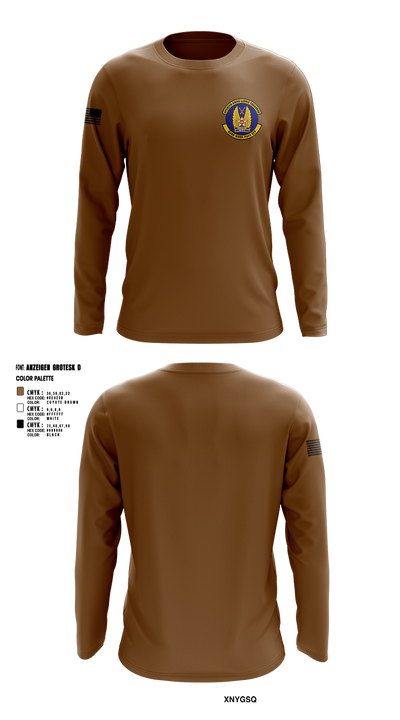 Spencer Brian LaBrie Squadron 3444583 Long Sleeve Performance Shirt 2