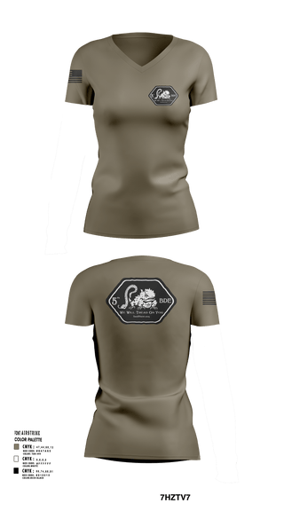 Womens Short Sleeve Vneck Shirt, TCU Ranger Challenge, , Teamtime, Team time, sublimation, custom sports apparel, team uniforms, spirit wear, spiritwear, sports uniforms, custom shirts, team store, custom team store, fundraiser sports, apparel fundraiser