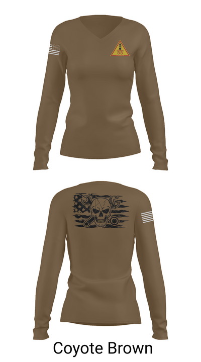 FOX 2-55ADA 481979 Women's Long Sleeve V-neck Shirt - 17