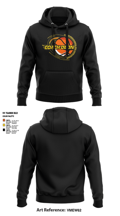 Coach Deon Fundamental Youth Basketball Training 21572635 Hoodie - 5