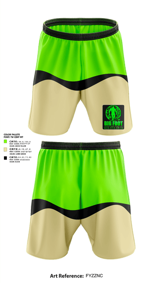 Athletic Shorts With Pockets, Bigfoot Wines Lawn Care LLC, , Teamtime, Team time, sublimation, custom sports apparel, team uniforms, spirit wear, spiritwear, sports uniforms, custom shirts, team store, custom team store, fundraiser sports, apparel fundraiser