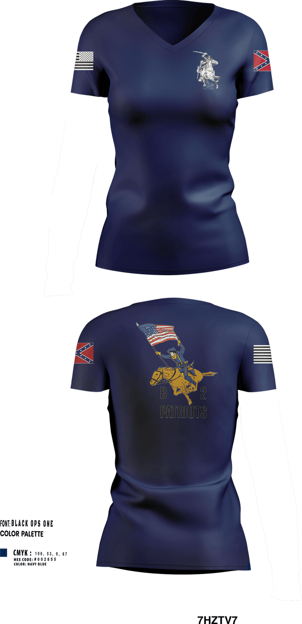 Womens Short Sleeve Vneck Shirt, B2 Patriots, Army, Teamtime, Team time, sublimation, custom sports apparel, team uniforms, spirit wear, spiritwear, sports uniforms, custom shirts, team store, custom team store, fundraiser sports, apparel fundraiser