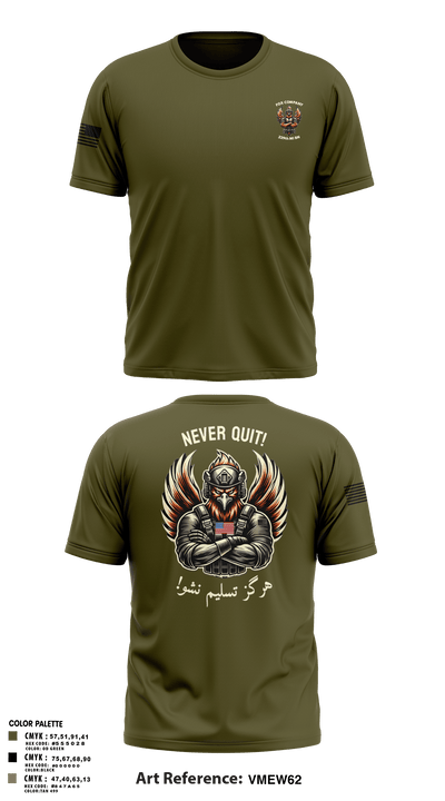 F CO, 229th MI BN Short Sleeve Performance Shirt - 1