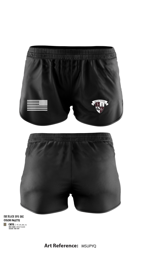 Ranger Panties, MCAS Yuma Station S6, Marines, Teamtime, Team time, sublimation, custom sports apparel, team uniforms, spirit wear, spiritwear, sports uniforms, custom shirts, team store, custom team store, fundraiser sports, apparel fundraiser