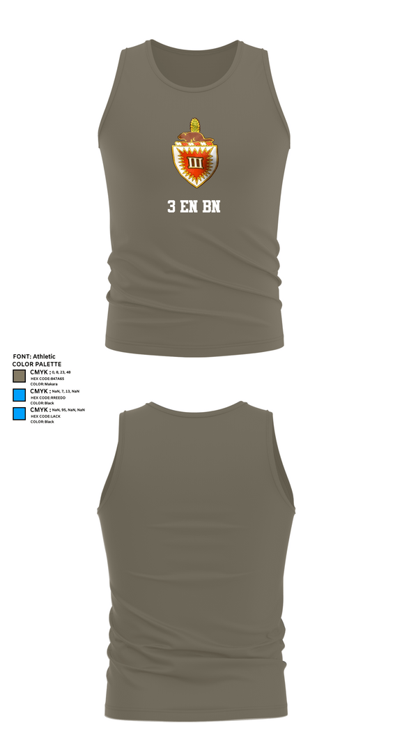 Tank Top, 3 EN BN, , Teamtime, Team time, sublimation, custom sports apparel, team uniforms, spirit wear, spiritwear, sports uniforms, custom shirts, team store, custom team store, fundraiser sports, apparel fundraiser