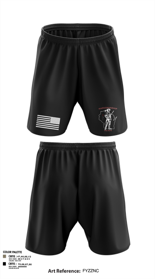 Athletic Shorts With Pockets, WIARNG Marksmanship, , Teamtime, Team time, sublimation, custom sports apparel, team uniforms, spirit wear, spiritwear, sports uniforms, custom shirts, team store, custom team store, fundraiser sports, apparel fundraiser