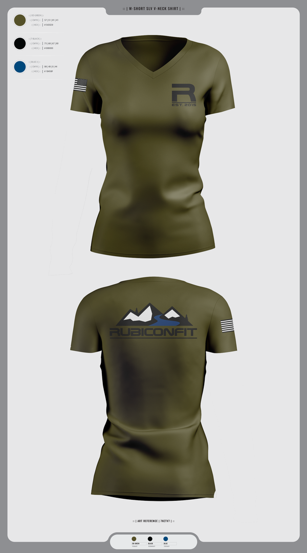 Womens Short Sleeve Vneck Shirt, RubiconFit, , Teamtime, Team time, sublimation, custom sports apparel, team uniforms, spirit wear, spiritwear, sports uniforms, custom shirts, team store, custom team store, fundraiser sports, apparel fundraiser