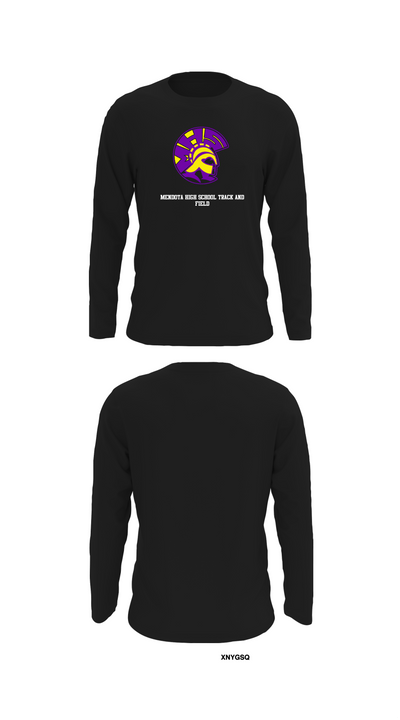 Mendota High School Track and Field 70023215 Long Sleeve Performance Shirt 27