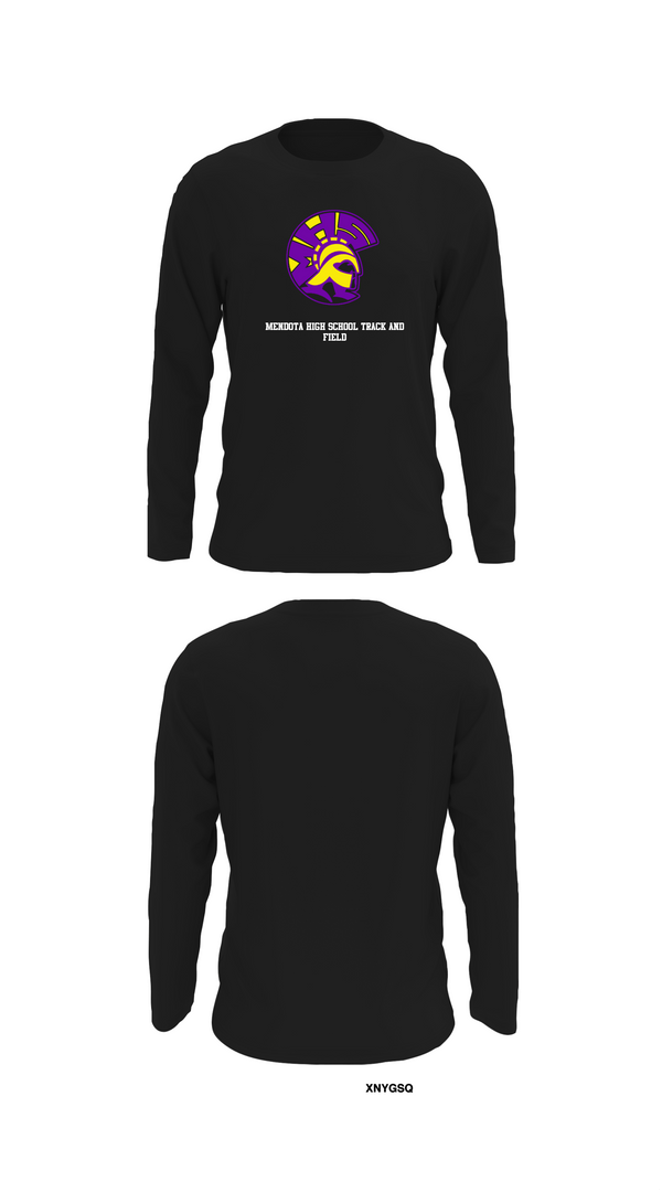 Long Sleeve Performance Shirt, Mendota High School Track and Field, Track & Field, Teamtime, Team time, sublimation, custom sports apparel, team uniforms, spirit wear, spiritwear, sports uniforms, custom shirts, team store, custom team store, fundraiser sports, apparel fundraiser