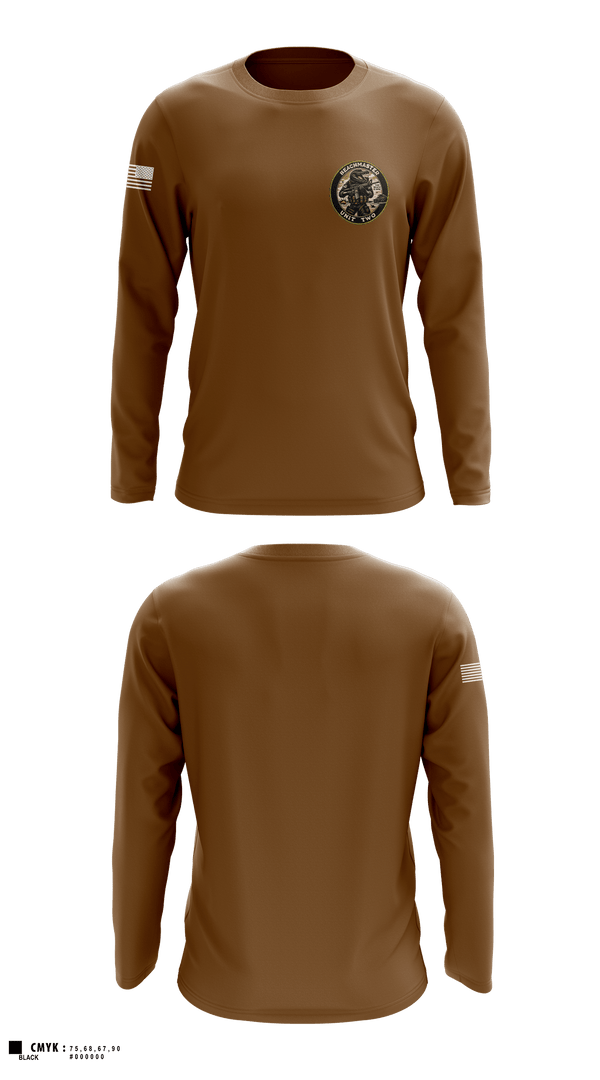 Long Sleeve Performance Shirt, BEACHMASTER UNIT TWO, , Teamtime, Team time, sublimation, custom sports apparel, team uniforms, spirit wear, spiritwear, sports uniforms, custom shirts, team store, custom team store, fundraiser sports, apparel fundraiser