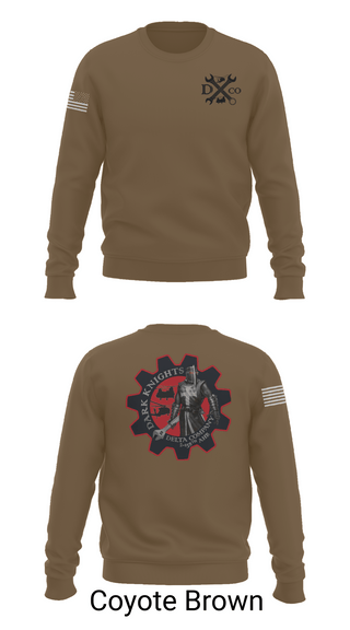 Crew Neck Sweatshirt, D Co. 2-158th AHB, , Teamtime, Team time, sublimation, custom sports apparel, team uniforms, spirit wear, spiritwear, sports uniforms, custom shirts, team store, custom team store, fundraiser sports, apparel fundraiser