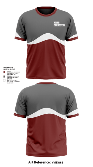Short Sleeve Performance Shirt, Mays Orchestra, Spirit Store, Teamtime, Team time, sublimation, custom sports apparel, team uniforms, spirit wear, spiritwear, sports uniforms, custom shirts, team store, custom team store, fundraiser sports, apparel fundraiser