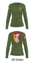 38th ADA BDE 15274491 Women's Long Sleeve V-neck Shirt - 57