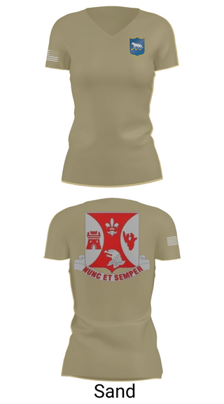 Womens Short Sleeve Vneck Shirt, 2/196th RTI, , Teamtime, Team time, sublimation, custom sports apparel, team uniforms, spirit wear, spiritwear, sports uniforms, custom shirts, team store, custom team store, fundraiser sports, apparel fundraiser