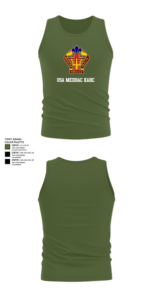 Tank Top, USA MEDDAC KAHC, Army, Teamtime, Team time, sublimation, custom sports apparel, team uniforms, spirit wear, spiritwear, sports uniforms, custom shirts, team store, custom team store, fundraiser sports, apparel fundraiser