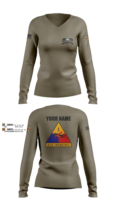 Recon2 55013620 Women's Long Sleeve V-neck Shirt - 15