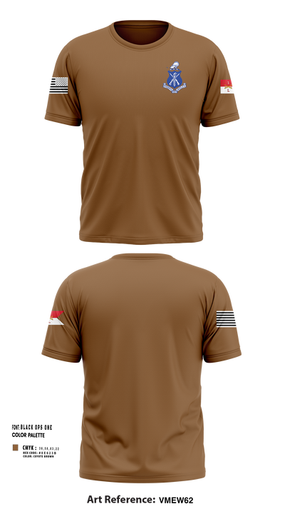 Pershing Rifles Troop L-1 10347059 Short Sleeve Performance Shirt - 100