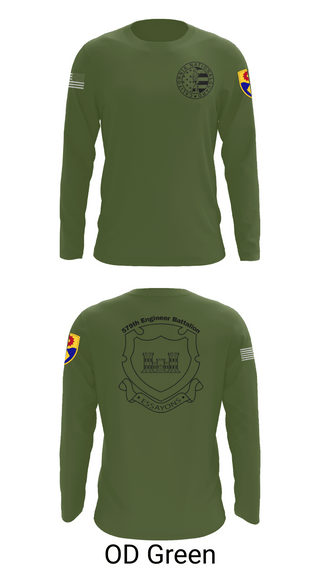 Long Sleeve Performance Shirt, 132d MRBC, 579th EN BN, 49th MP DIV, , Teamtime, Team time, sublimation, custom sports apparel, team uniforms, spirit wear, spiritwear, sports uniforms, custom shirts, team store, custom team store, fundraiser sports, apparel fundraiser