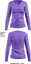 Behind The Vest LLC 3023671 Women's Long Sleeve V-neck Shirt - 1