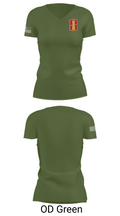 197th field artillery brigade 46187100 Women's Short Sleeve V-neck Shirt - 46