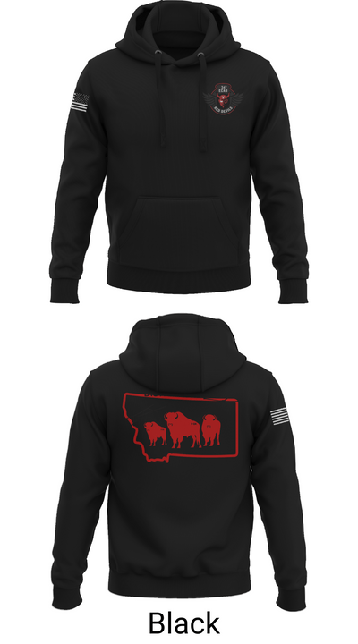 E co. 1-189th 4920111 Hoodie - 36