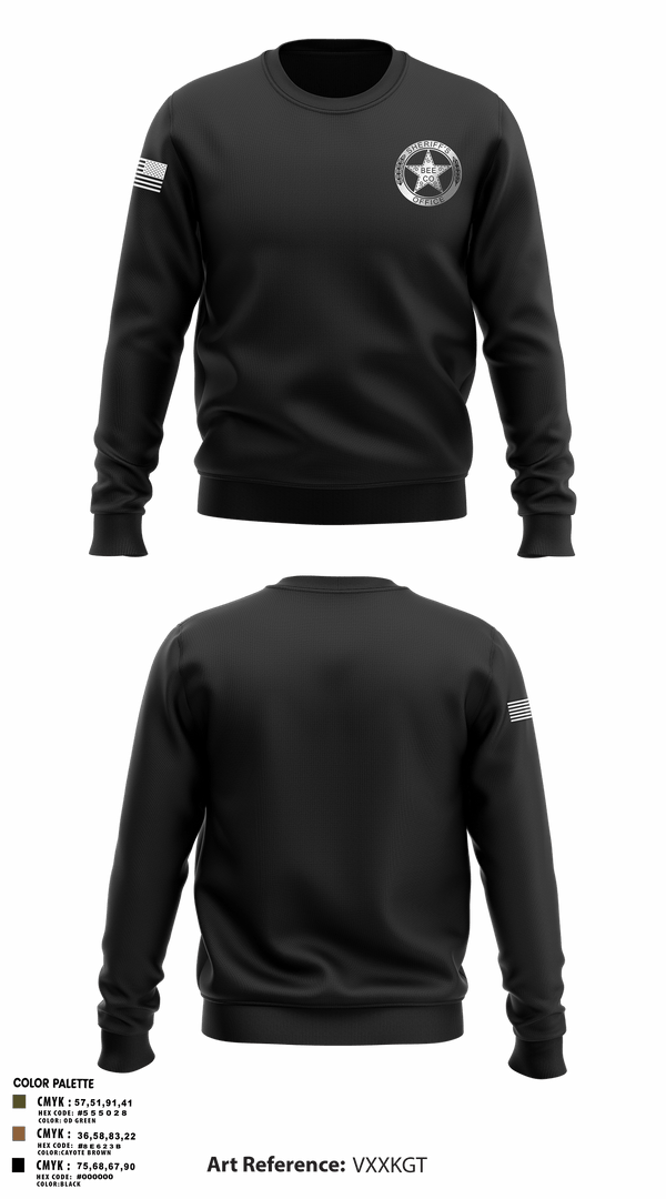 Crew Neck Sweatshirt, Sheriff, , Teamtime, Team time, sublimation, custom sports apparel, team uniforms, spirit wear, spiritwear, sports uniforms, custom shirts, team store, custom team store, fundraiser sports, apparel fundraiser
